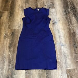 J. Crew Navy Midi Dress
